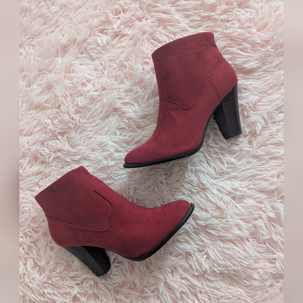 Forever Red Ankle Boots (Size 8) BRAND NEW
